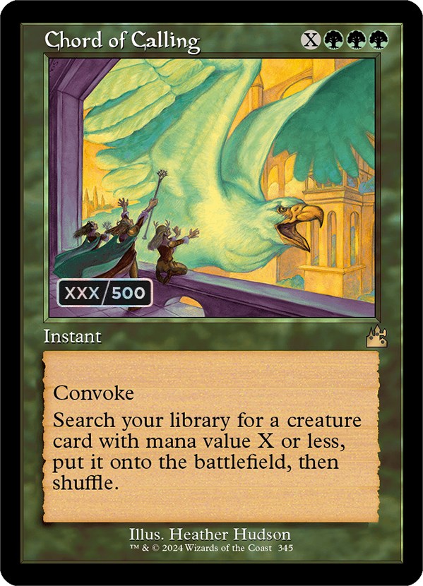 Chord of Calling (Retro) (Serialized) [Ravnica Remastered] - Destination Retro