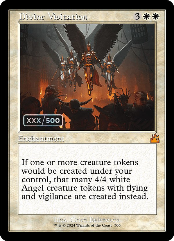 Divine Visitation (Retro) (Serialized) [Ravnica Remastered] - Destination Retro