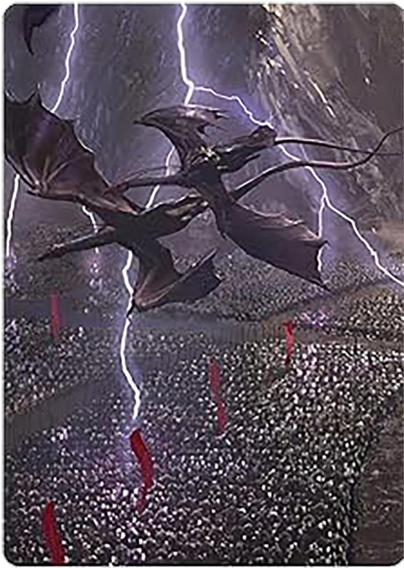 Mordor on the March Art Card [The Lord of the Rings: Tales of Middle-earth Art Series] - Destination Retro