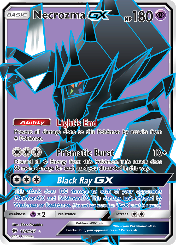 Necrozma GX (134/147) [Sun & Moon: Burning Shadows] - Destination Retro