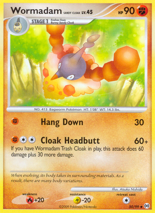 Wormadam Sandy Cloak (50/99) [Arceus] - Destination Retro