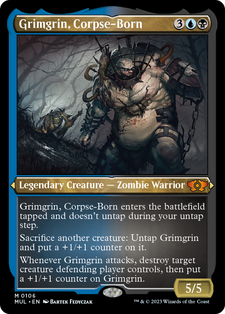 Grimgrin, Corpse-Born (Foil Etched) [Multiverse Legends] - Destination Retro