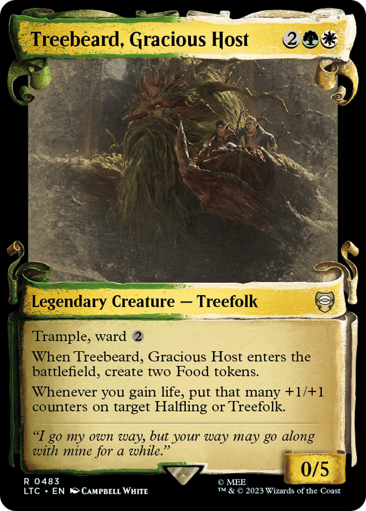 Treebeard, Gracious Host [The Lord of the Rings: Tales of Middle-Earth Commander Showcase Scrolls] - Destination Retro
