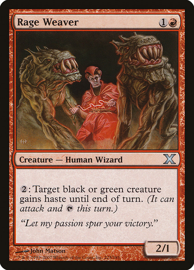 Rage Weaver [Tenth Edition] - Destination Retro