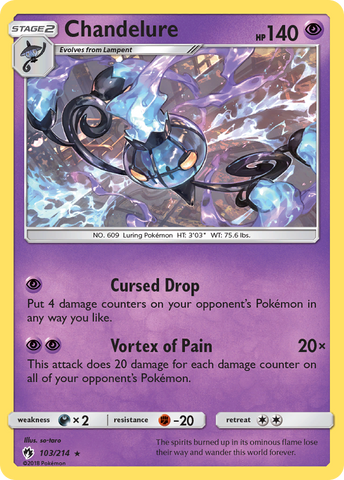 Chandelure (103/214) [Sun & Moon: Lost Thunder] - Destination Retro