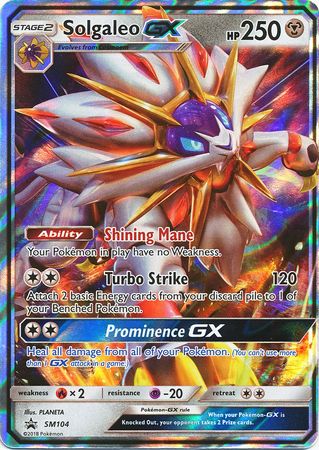 Solgaleo GX (SM104) (Jumbo Card) [Sun & Moon: Black Star Promos] - Destination Retro
