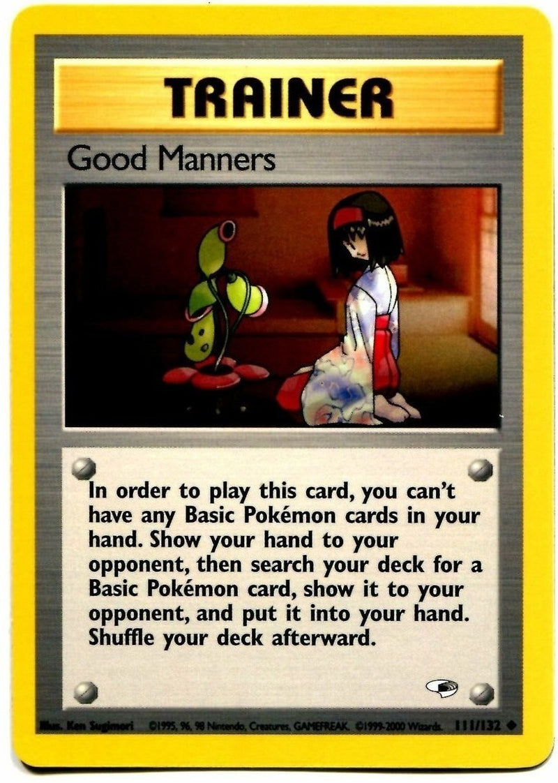 Good Manners (111/132) [Gym Heroes Unlimited] - Destination Retro