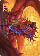Niv-Mizzet, Guildpact Art Card (44/49) (Gold-Stamped Signature) [Murders at Karlov Manor Art Series] - Destination Retro