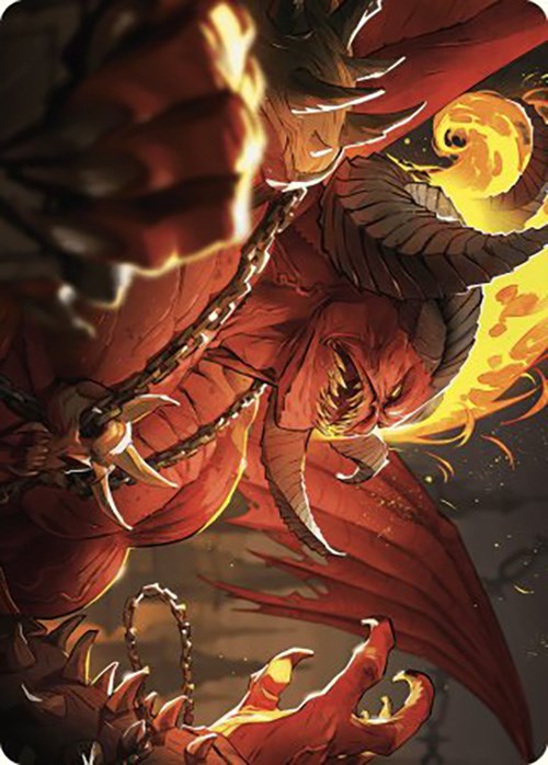 Rakdos, Patron of Chaos Art Card (45/49) [Murders at Karlov Manor Art Series] - Destination Retro