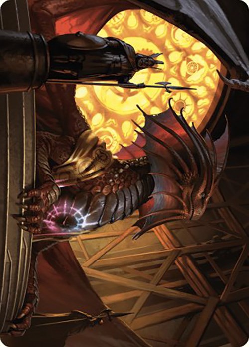 Niv-Mizzet, Guildpact Art Card (21/49) [Murders at Karlov Manor Art Series] - Destination Retro