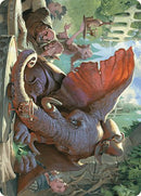 Loxodon Eavesdropper Art Card [Murders at Karlov Manor Art Series] - Destination Retro