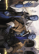 Hotshot Investigators Art Card [Murders at Karlov Manor Art Series] - Destination Retro