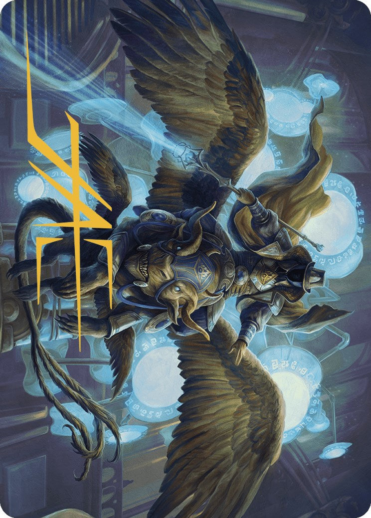 Ezrim, Agency Chief Art Card (Gold-Stamped Signature) [Murders at Karlov Manor Art Series] - Destination Retro