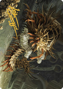 Rot Farm Mortipede Art Card (Gold-Stamped Signature) [Murders at Karlov Manor Art Series] - Destination Retro
