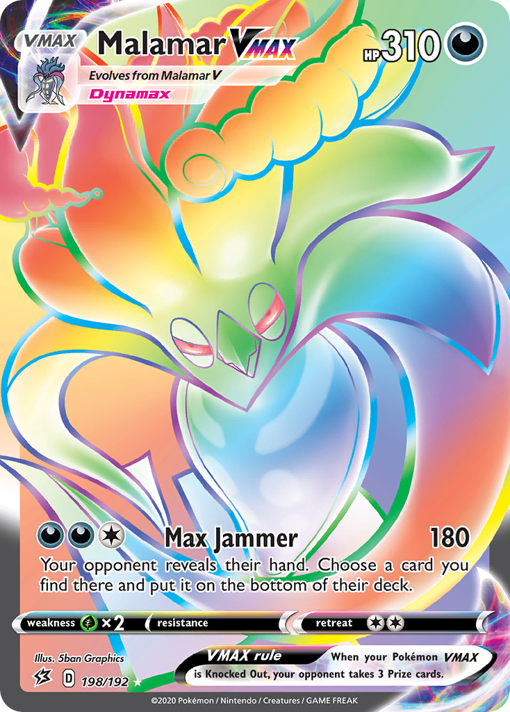 Malamar VMAX (198/192) [Sword & Shield: Rebel Clash] - Destination Retro