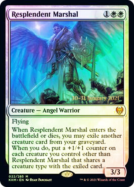 Resplendent Marshal  [Kaldheim Prerelease Promos] - Destination Retro