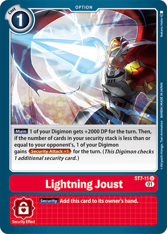 Lightning Joust [ST7-11] [Starter Deck: Gallantmon] - Destination Retro