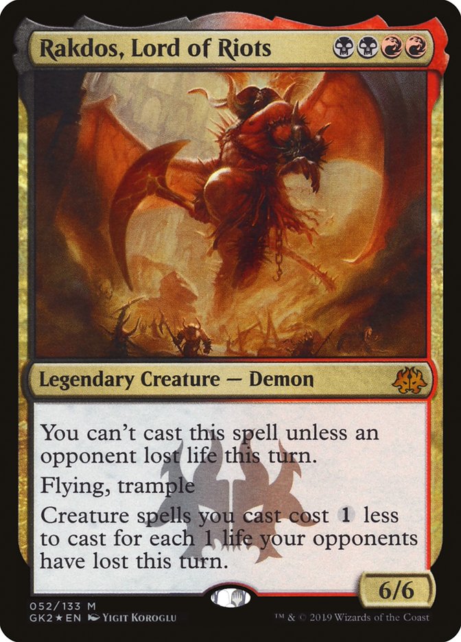 Rakdos, Lord of Riots [Ravnica Allegiance Guild Kit] - Destination Retro