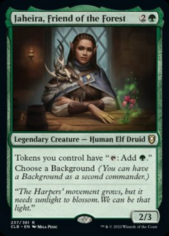 Jaheira, Friend of the Forest [Commander Legends: Battle for Baldur's Gate] - Destination Retro