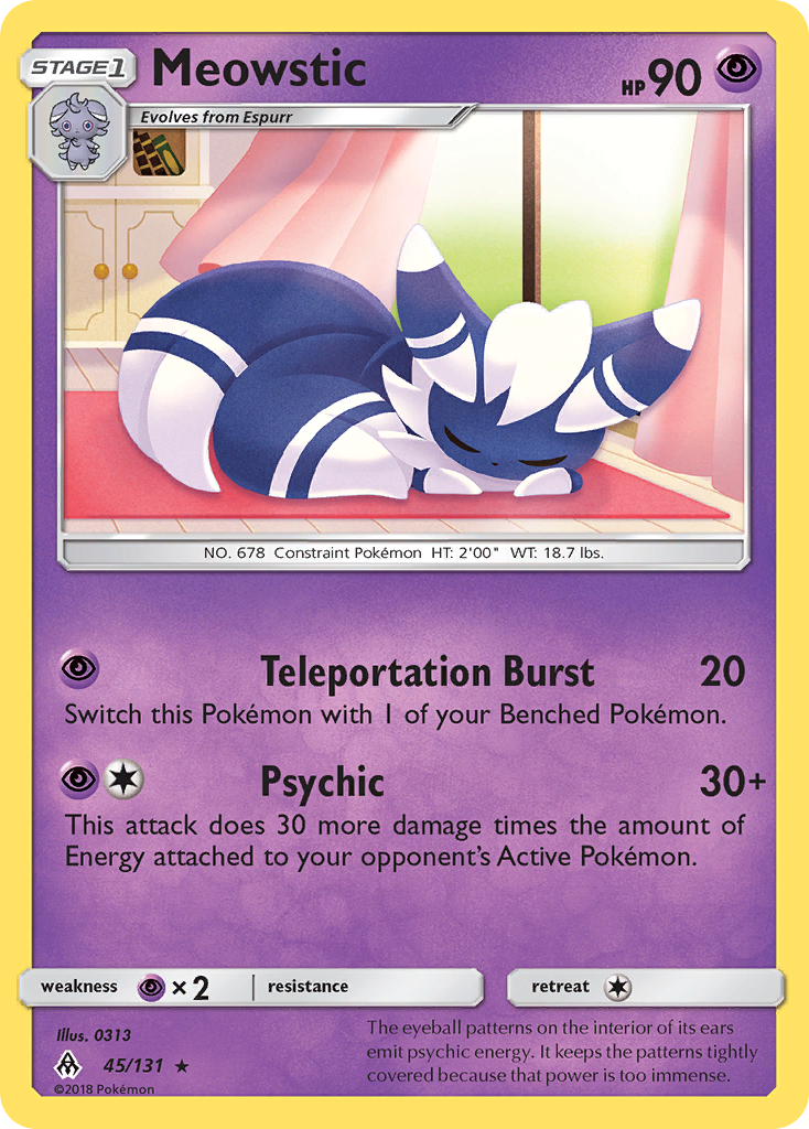 Meowstic (45/131) [Sun & Moon: Forbidden Light] - Destination Retro