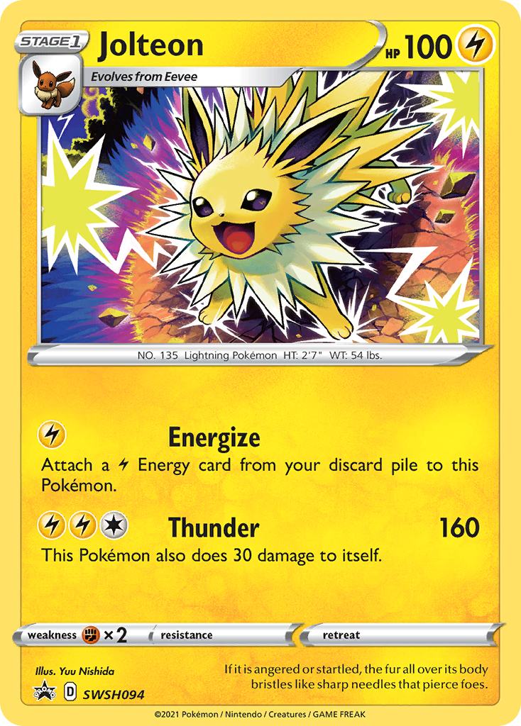 Jolteon (SWSH094) [Sword & Shield: Black Star Promos] - Destination Retro