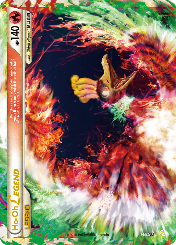 Ho-Oh LEGEND (111/123) [HeartGold & SoulSilver: Base Set] - Destination Retro