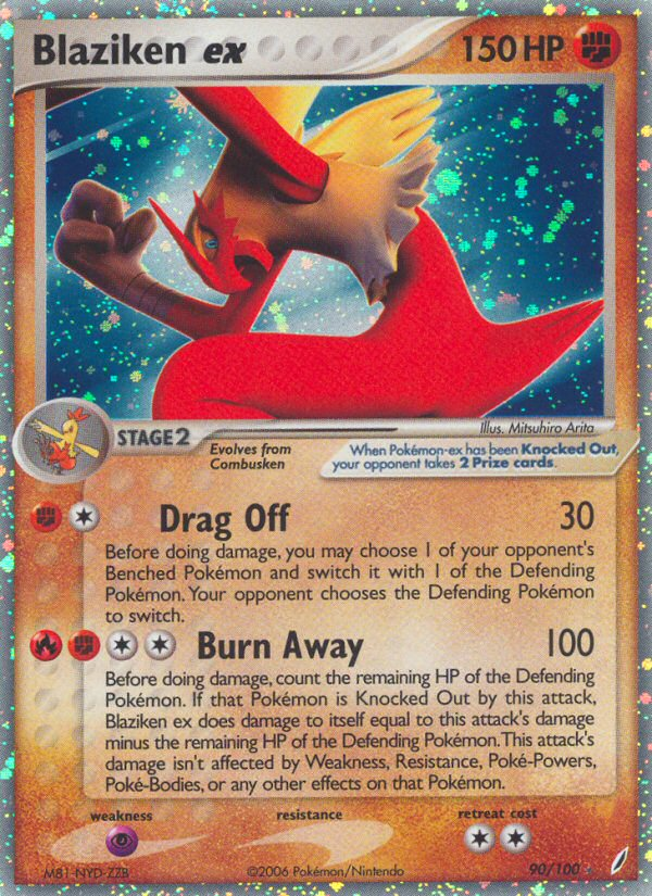 Blaziken ex (90/100) [EX: Crystal Guardians] - Destination Retro