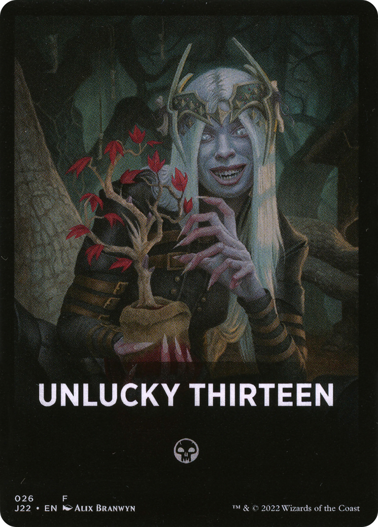 Unlucky Thirteen Theme Card [Jumpstart 2022 Front Cards] - Destination Retro