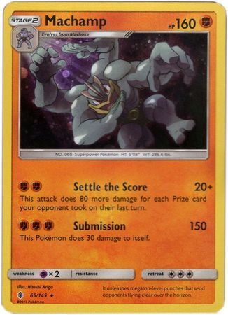 Machamp (65/145) (Cosmos Holo) [Sun & Moon: Guardians Rising] - Destination Retro