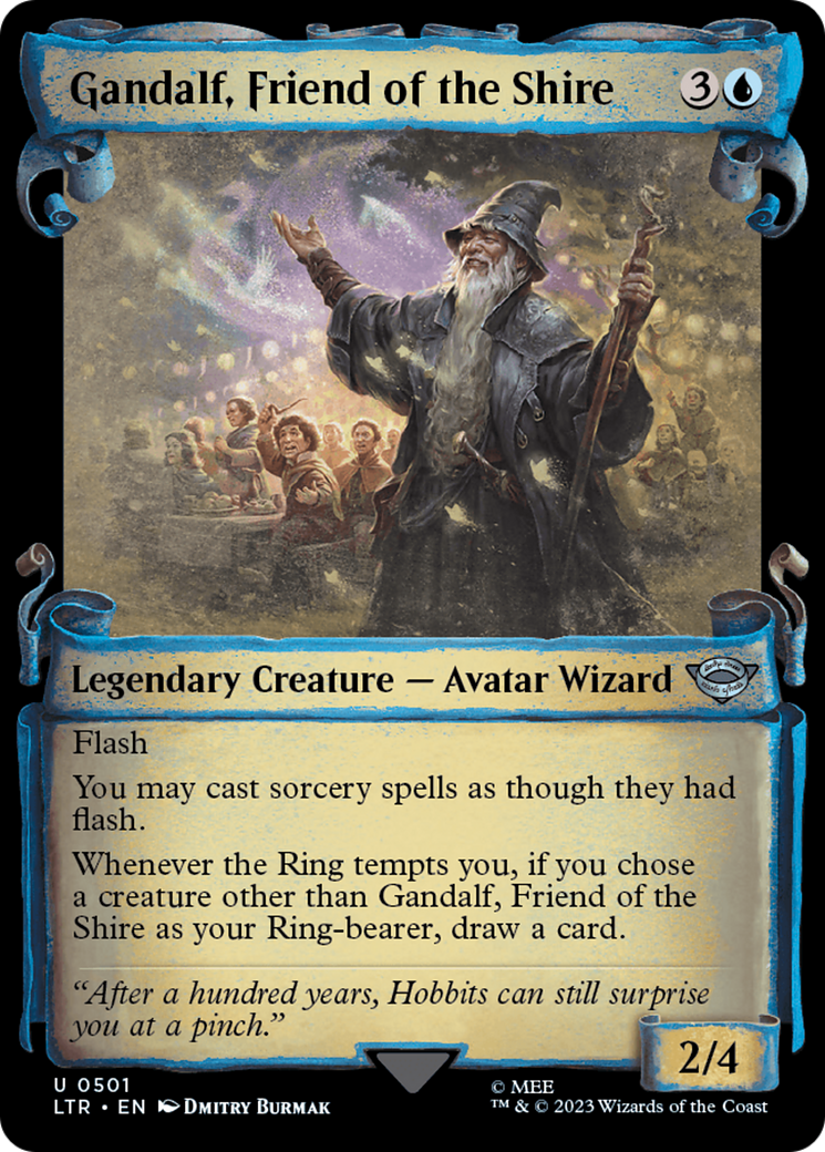 Gandalf, Friend of the Shire [The Lord of the Rings: Tales of Middle-Earth Showcase Scrolls] - Destination Retro