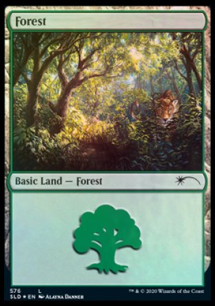 Forest (Cats) (576) [Secret Lair Drop Promos] - Destination Retro