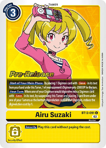 Airu Suzaki [BT12-091] [Across Time Pre-Release Cards] - Destination Retro