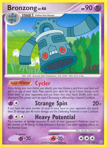 Bronzong (13/100) [Diamond & Pearl: Stormfront] - Destination Retro