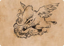 Lulu, Loyal Hollyphant Art Card (46) [Commander Legends: Battle for Baldur's Gate Art Series] - Destination Retro