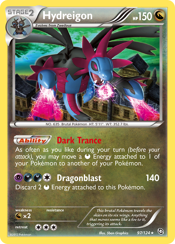 Hydreigon (97/124) [Black & White: Dragons Exalted] - Destination Retro