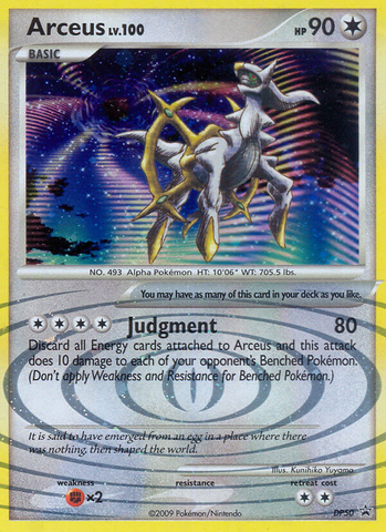 Arceus (DP50) [Diamond & Pearl: Black Star Promos] - Destination Retro