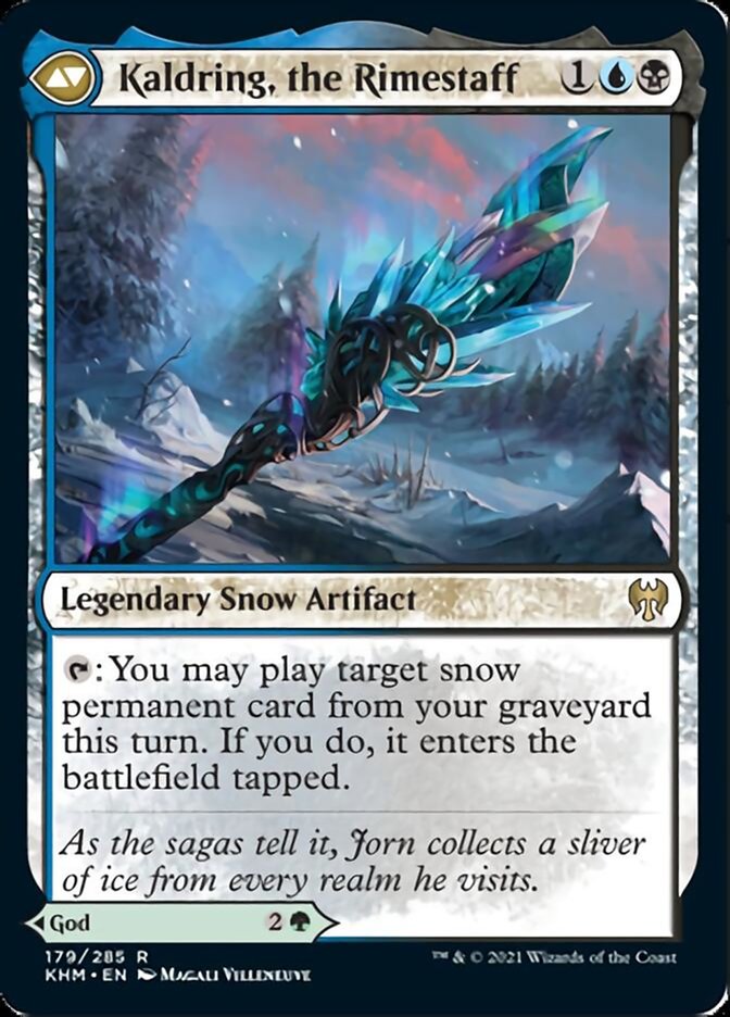 Jorn, God of Winter // Kaldring, the Rimestaff [Kaldheim] - Destination Retro
