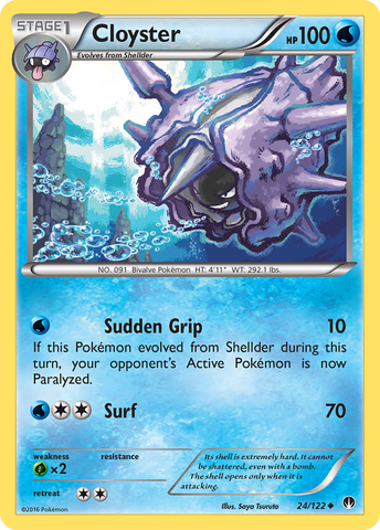Cloyster (24/122) [XY: BREAKpoint] - Destination Retro