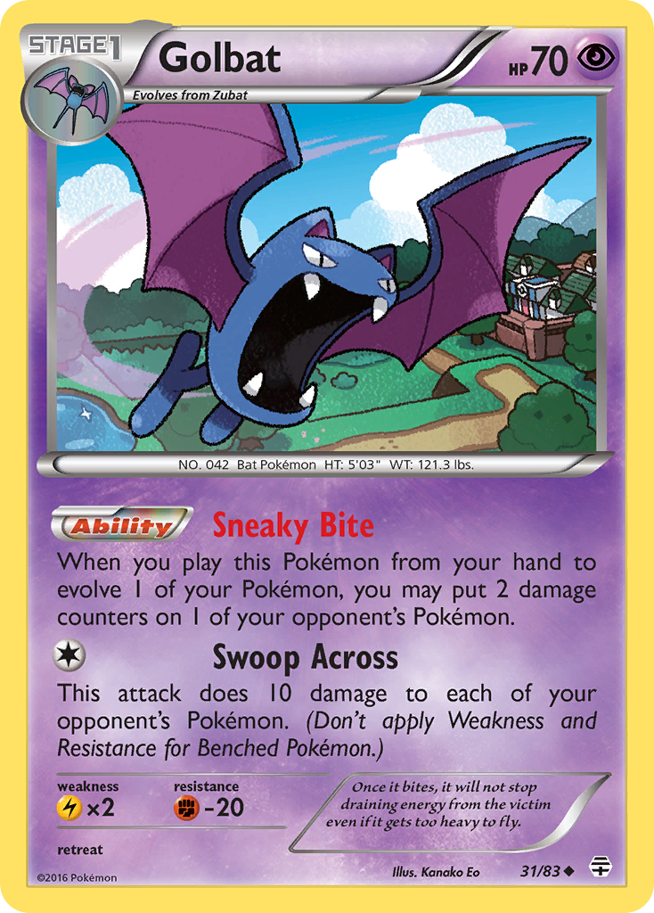 Golbat (31/83) [XY: Generations] - Destination Retro