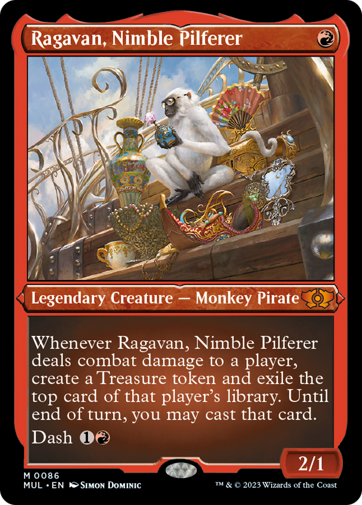 Ragavan, Nimble Pilferer (Foil Etched) [Multiverse Legends] - Destination Retro