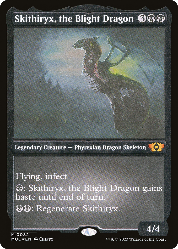Skithiryx, the Blight Dragon (Foil Etched) [Multiverse Legends] - Destination Retro