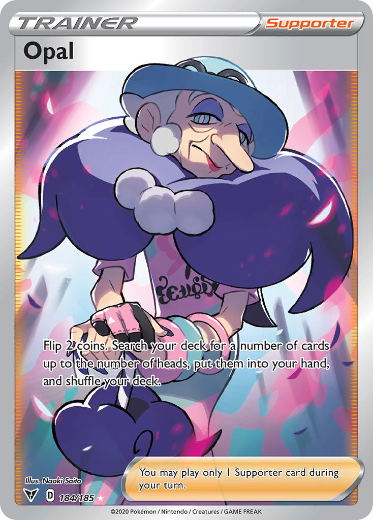 Opal (184) [Sword & Shield: Vivid Voltage] - Destination Retro
