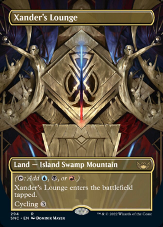 Xander's Lounge (Borderless Alternate Art) [Streets of New Capenna] - Destination Retro