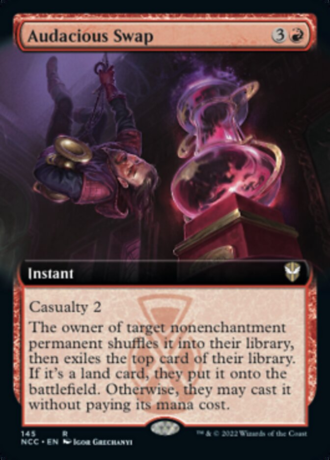 Audacious Swap (Extended Art) [Streets of New Capenna Commander] - Destination Retro