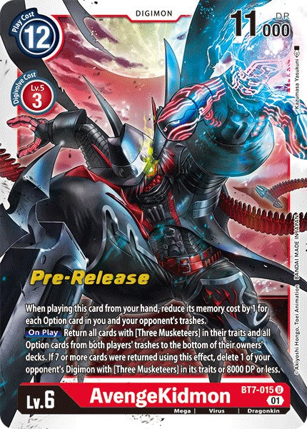 AvengeKidmon [BT7-015] [Next Adventure Pre-Release Cards] - Destination Retro
