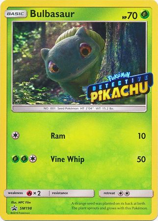 Bulbasaur Detective (Pikachu Stamped) (SM198) [Sun & Moon: Black Star Promos] - Destination Retro