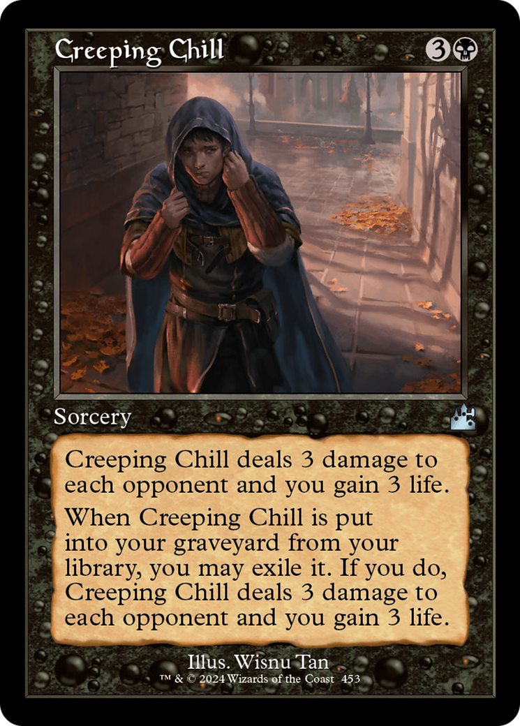 Creeping Chill (Retro Frame) [Ravnica Remastered] - Destination Retro