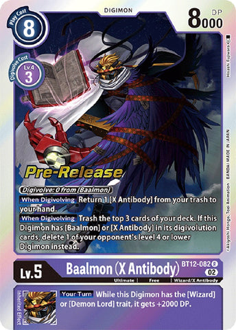 Baalmon (X Antibody) [BT12-082] [Across Time Pre-Release Cards] - Destination Retro