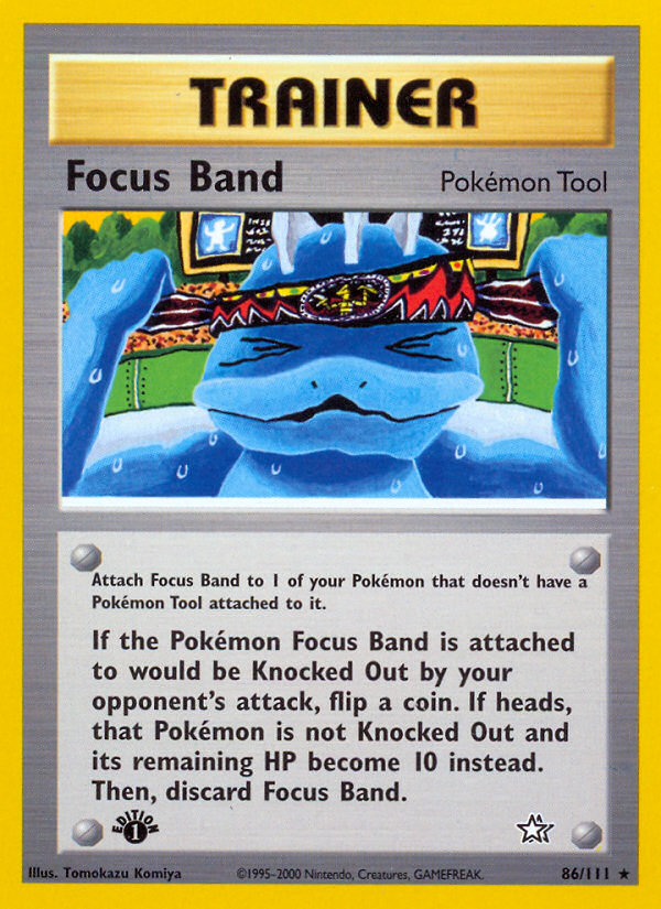 Focus Band (86/111) [Neo Genesis 1st Edition] - Destination Retro