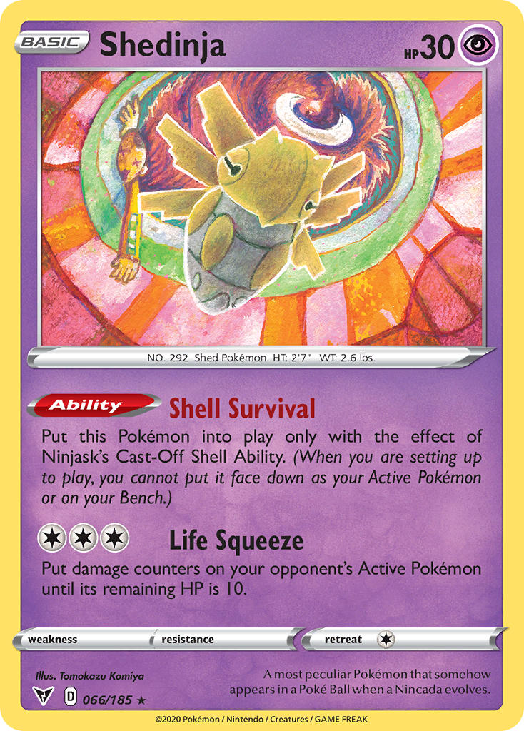 Shedinja (66) [Sword & Shield: Vivid Voltage] - Destination Retro